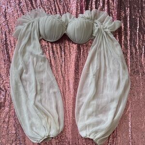 Elegant White Off-Shoulder Intimate Top